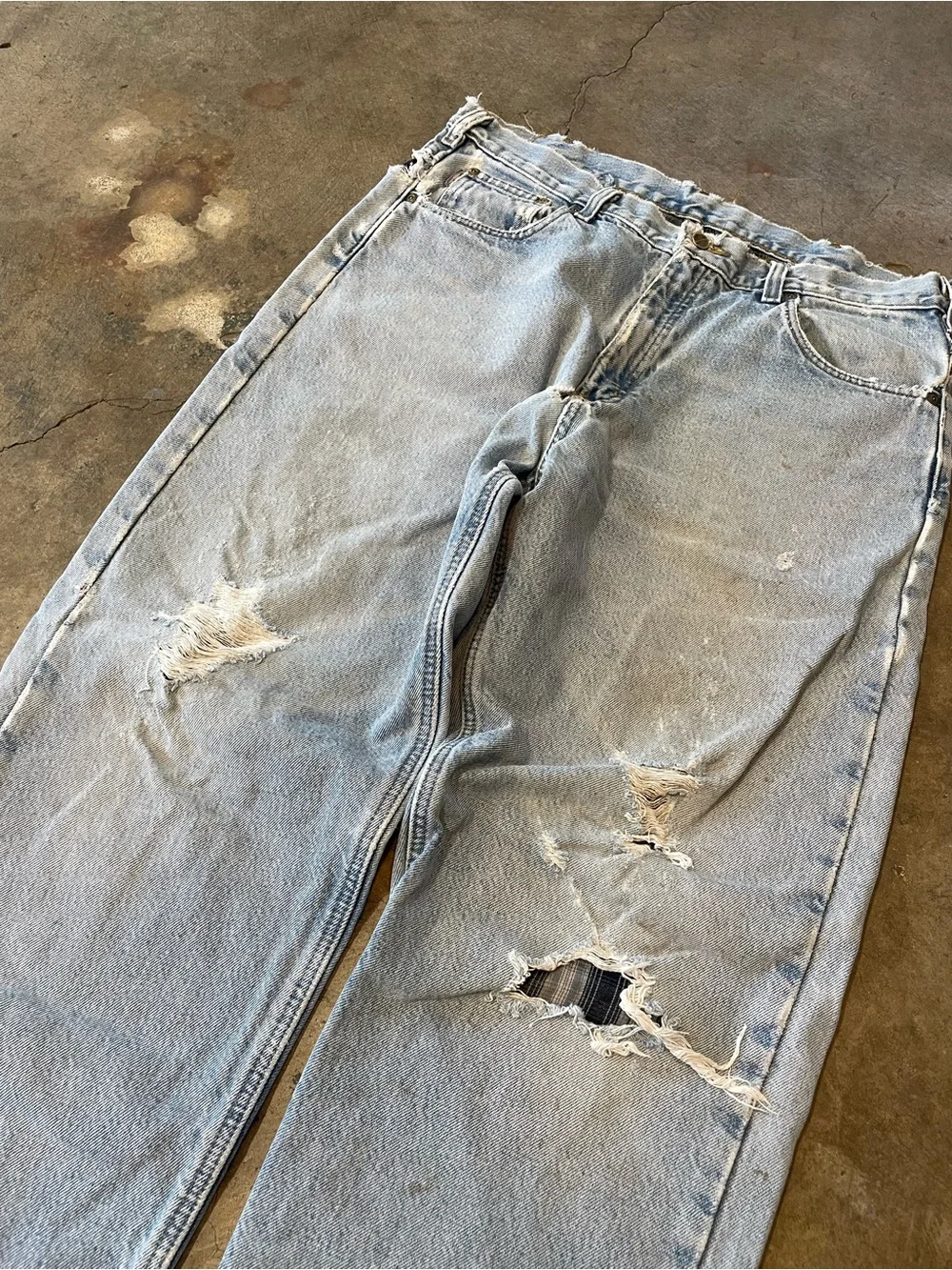 Vintage Carhartt Flannel Lined Jeans